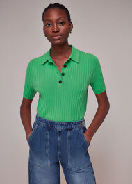 Rib Short Sleeve Polo